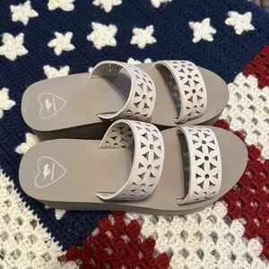 Rocket Dog Women’s Cream Slide boho Sandals size 9